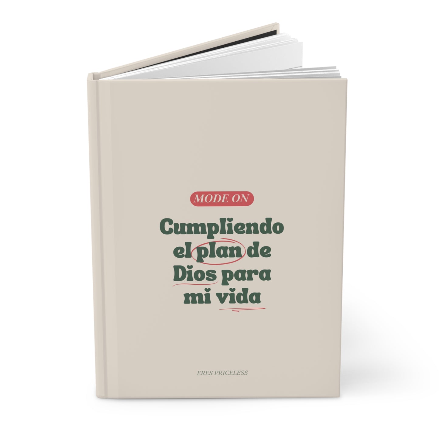 Beige- Journal de Tapa Dura “Mode On”