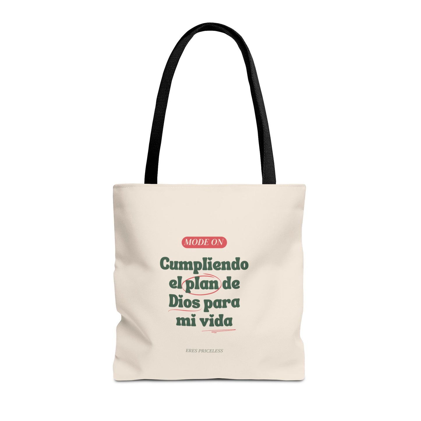 Beige Tote Bag “Mode On”