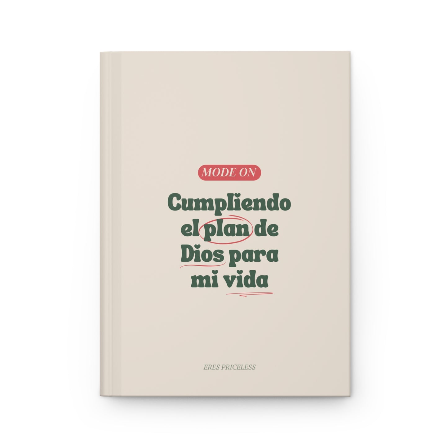 Beige- Journal de Tapa Dura “Mode On”