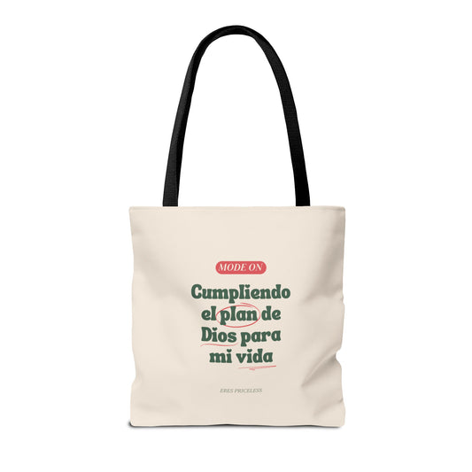 Beige Tote Bag “Mode On”