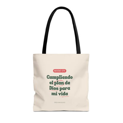 Beige Tote Bag “Mode On”