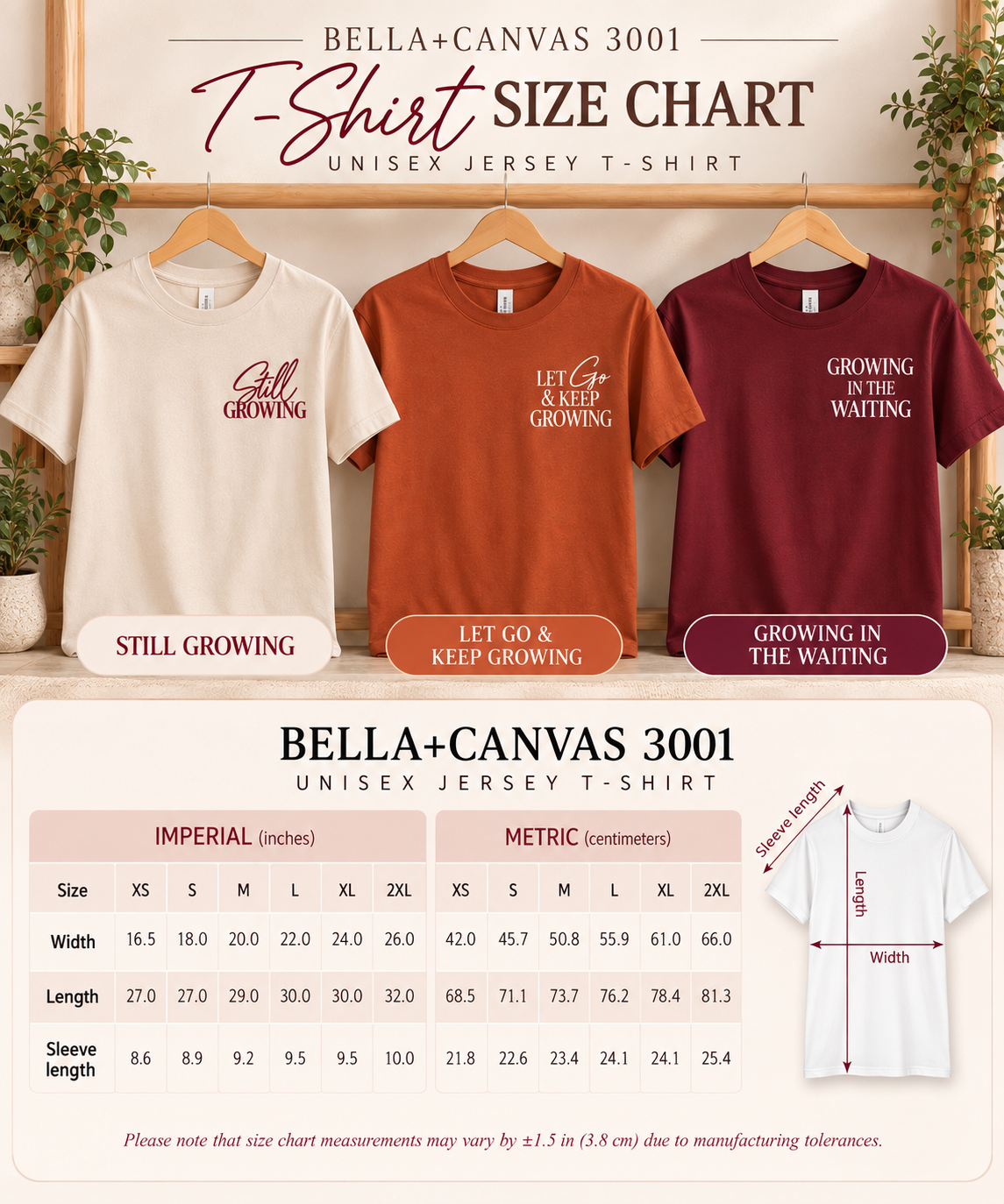 Still Growing — T-Shirt Natural