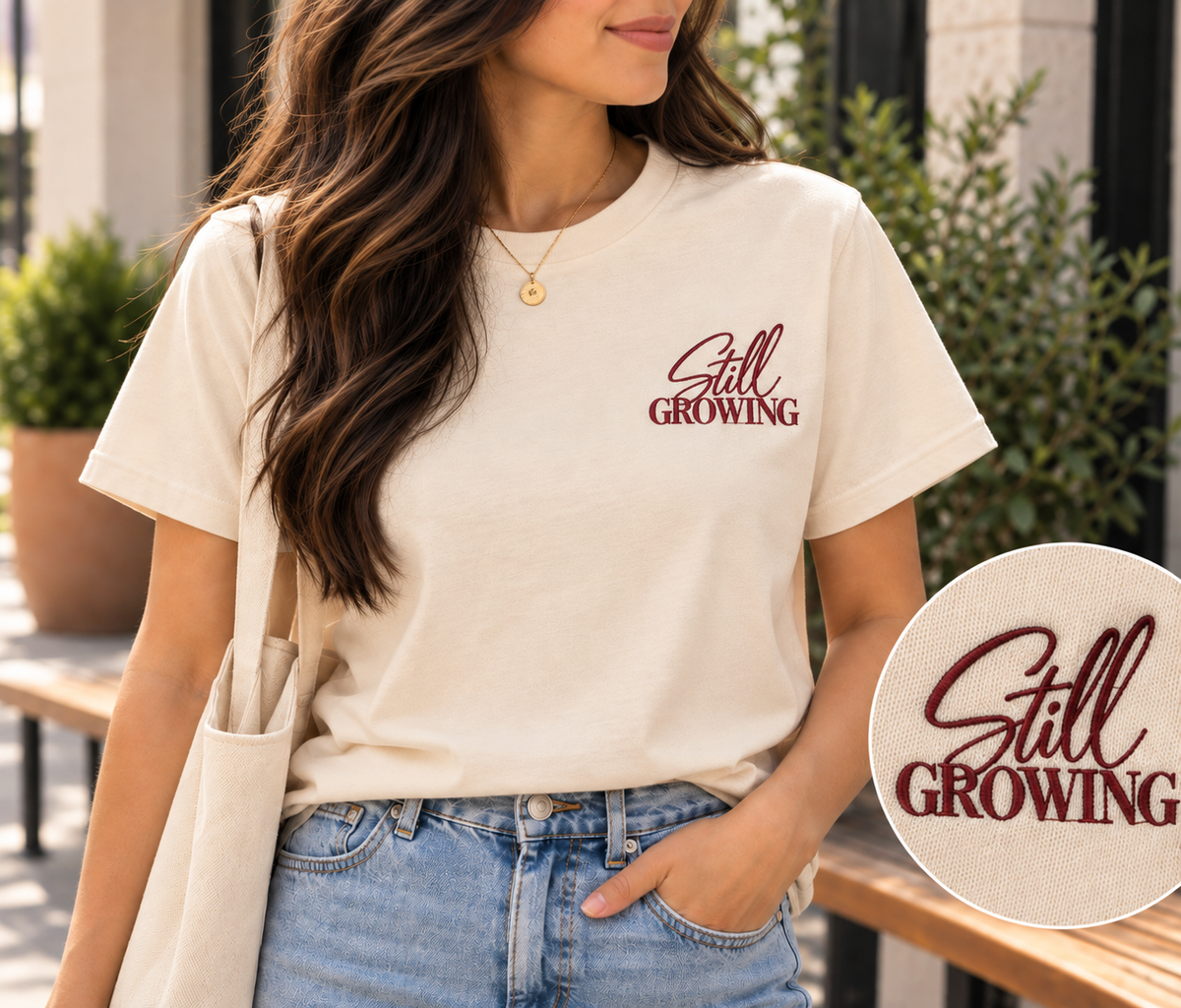 Still Growing — T-Shirt Natural
