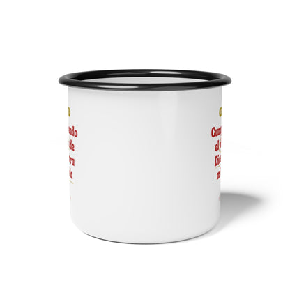 Taza Acero -“Mode On” Letras Roja
